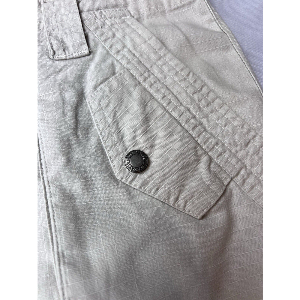 Magellan Sportswear Women’s Cream Cargo A Line Tie Front Skirt size 4 EUC - Picture 7 of 13